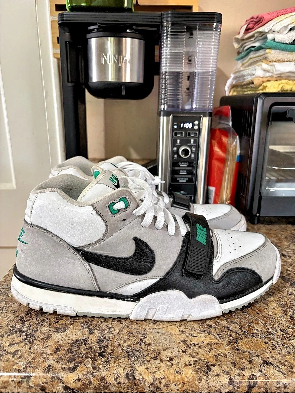 Nike Air Trainer 1 Bo Jackson Sneakers White & Gray US 13 men’s.